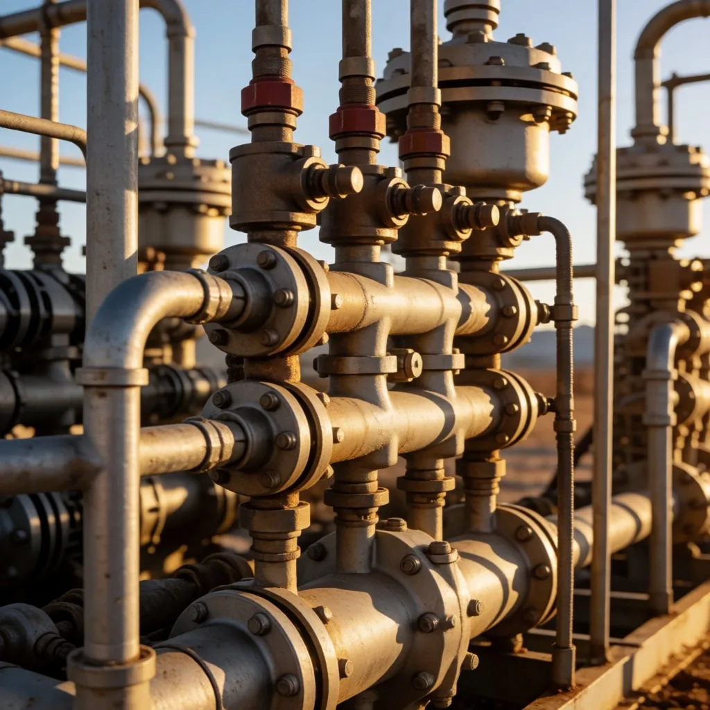 Instalación de procesamiento de gas natural en la Cuenca Neuquina